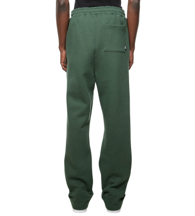 Outline Logo Straight Leg Pants Deep Forest