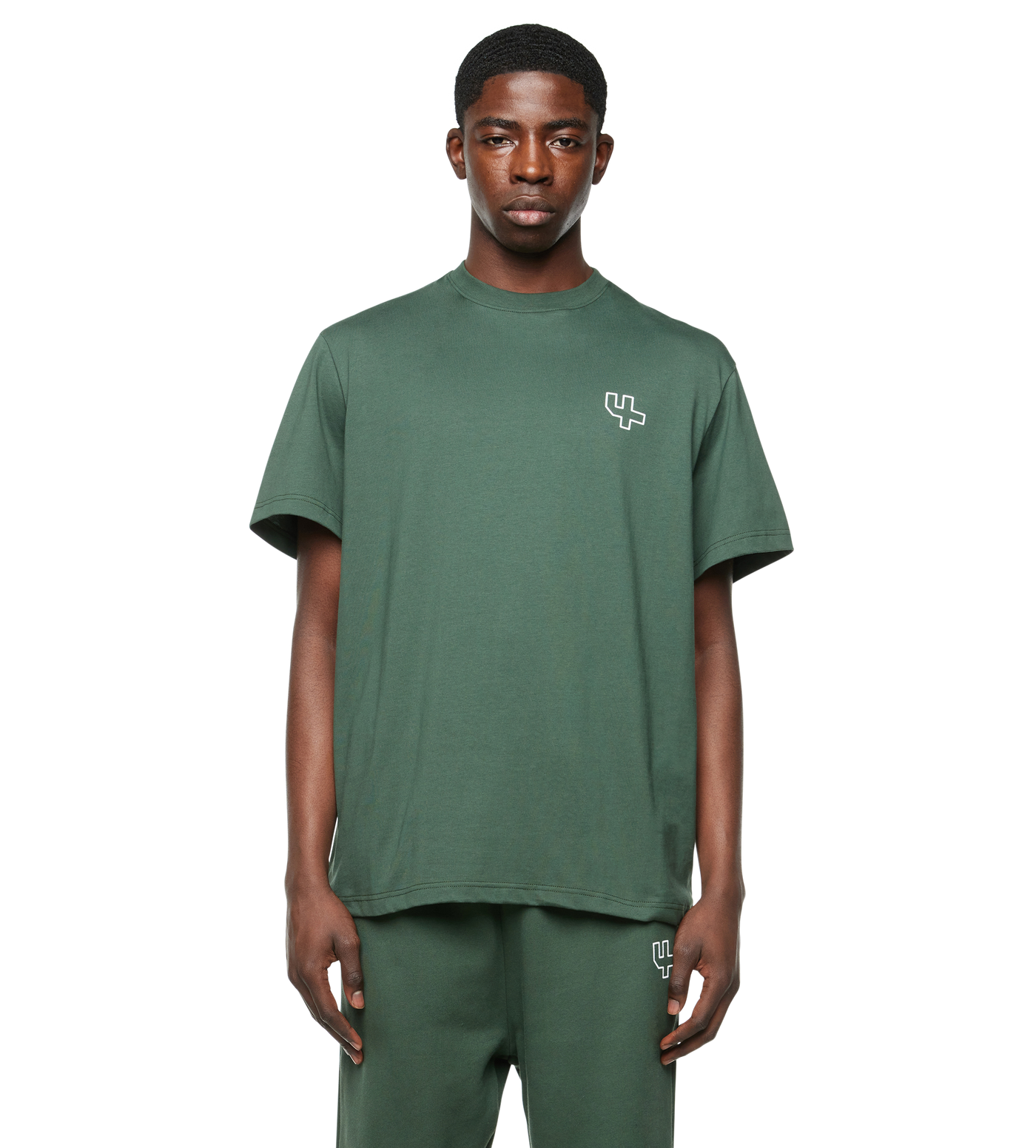 Outline Logo T-shirt Deep Forest