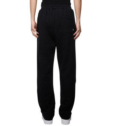 Outline Logo Straight Leg Pants Black