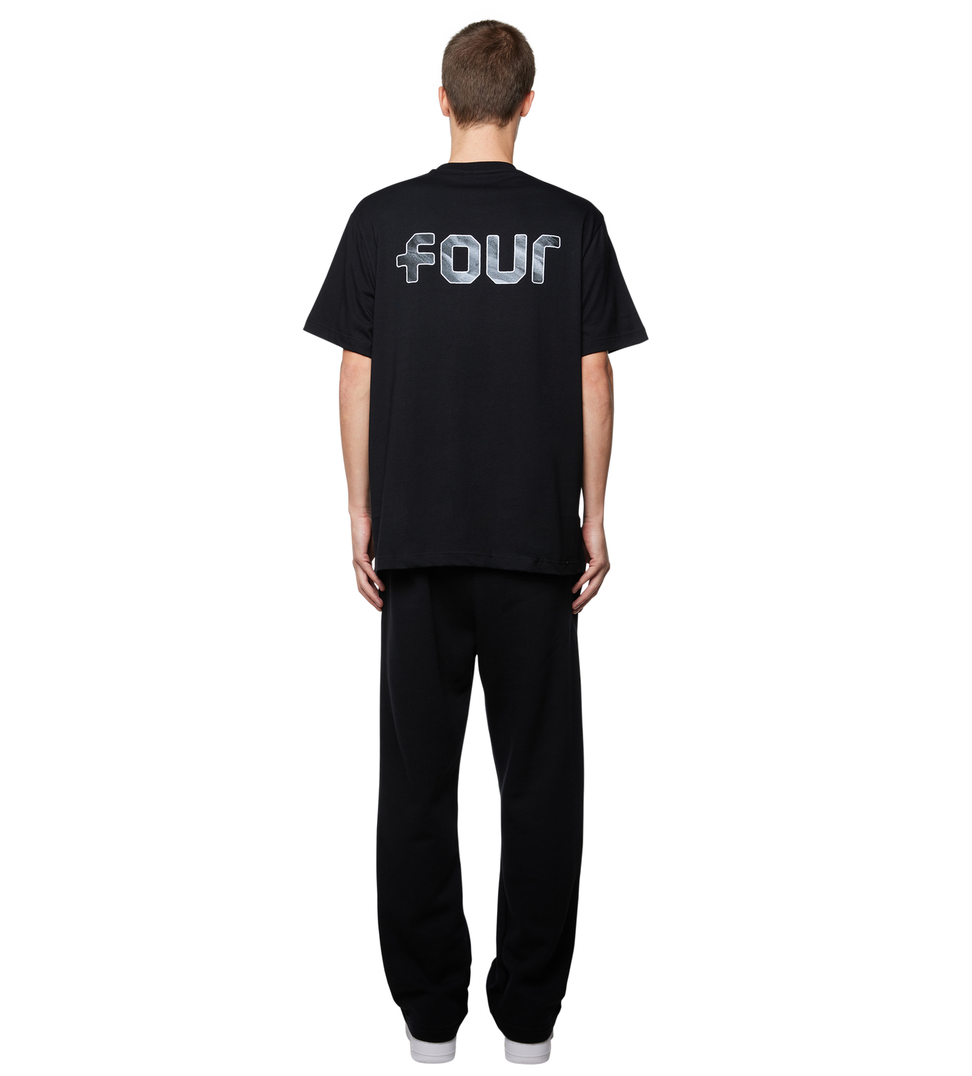 Outline Logo T-shirt Black