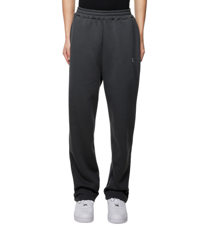 Outline Logo Straight Leg Pants Black Sand