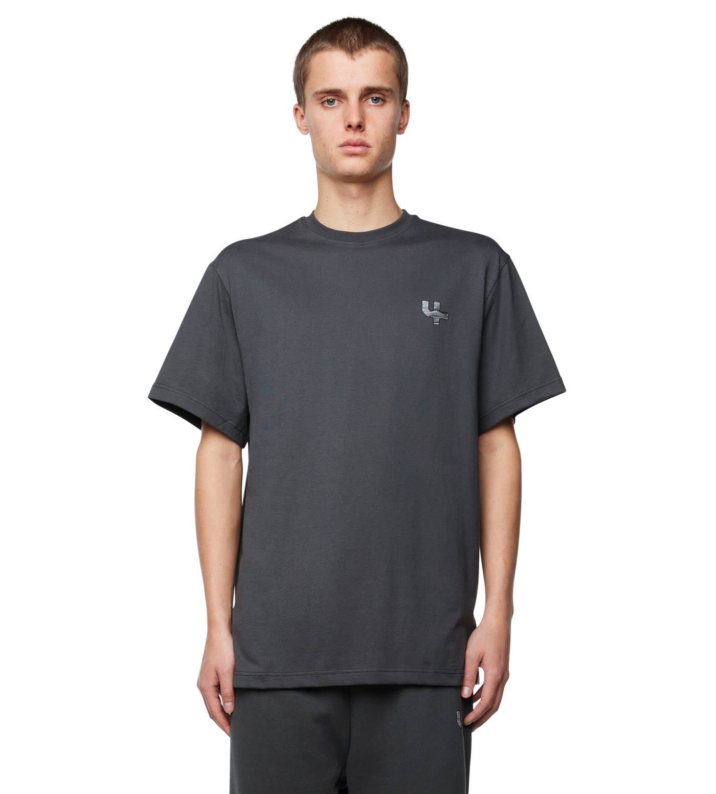 Outline Logo T-shirt Black Sand