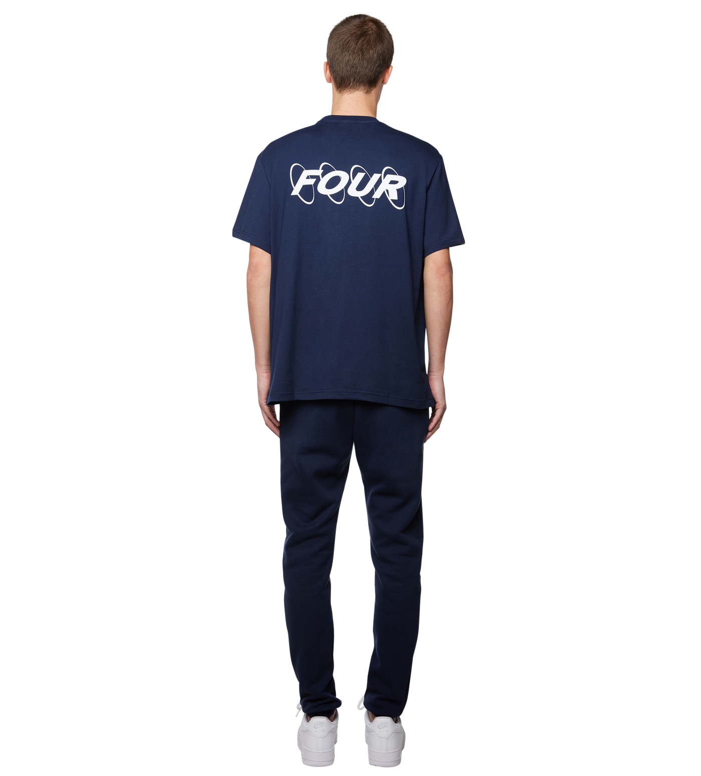 Circles Logo T-shirt Marine Blue