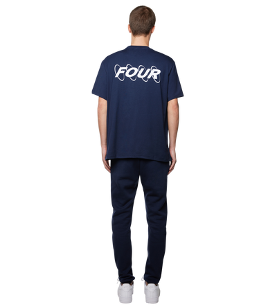 Circles Logo T-shirt Marine Blue