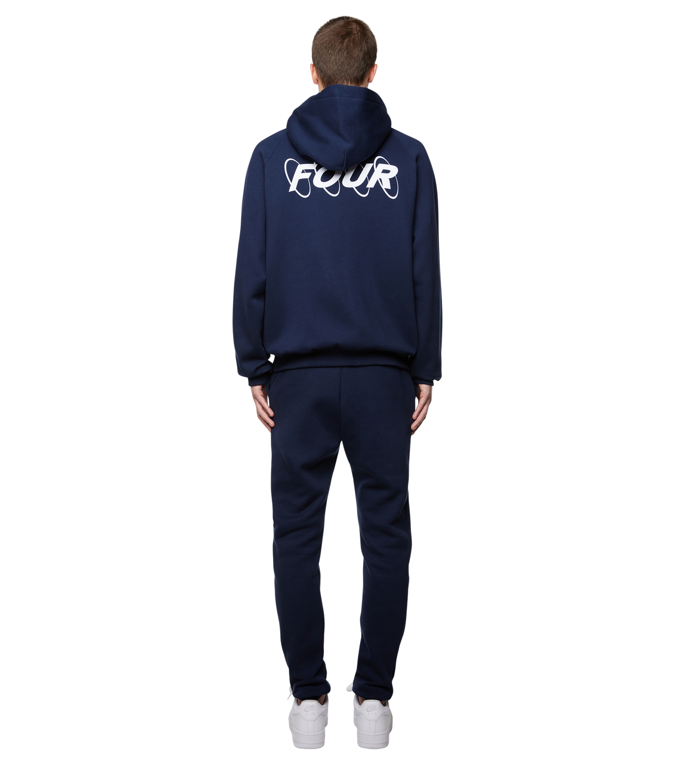 Circles Logo Hoodie Marine Blue