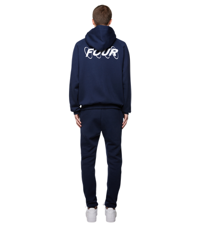 Circles Logo Hoodie Marine Blue