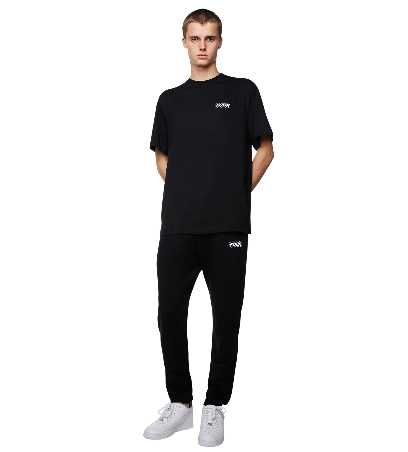Circles Logo Sweatpants Black