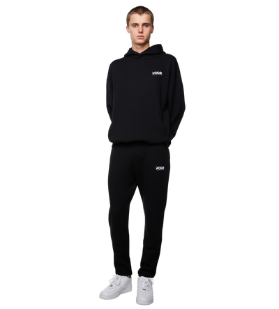 Circles Logo Hoodie Black