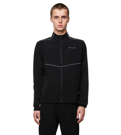 Sportswear Reflective Track Jacket Black