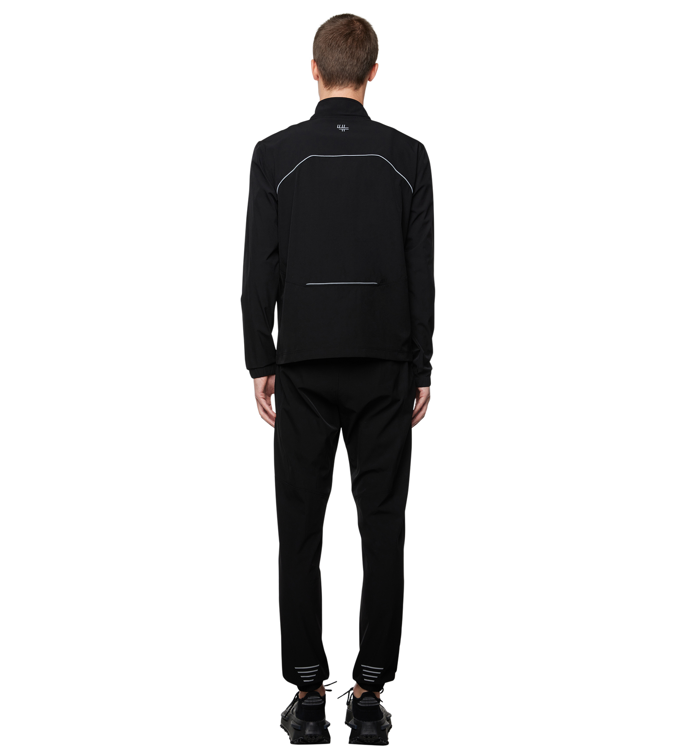 Sportswear Reflective Track Jacket Black
