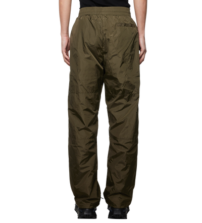 Sport Windbreaker Nylon Pants Moss Green