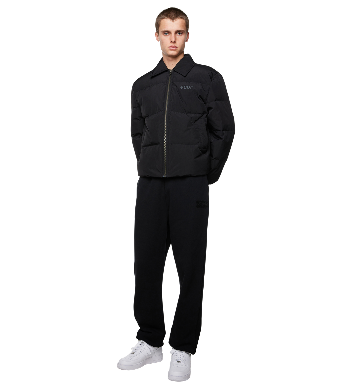 Padded Shirt Puffer Black