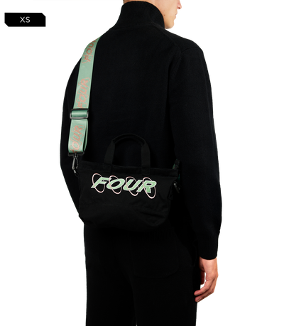 Circles Embroidery Shopper Matcha