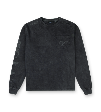 Race Comp Longsleeve T-Shirt Washed Black