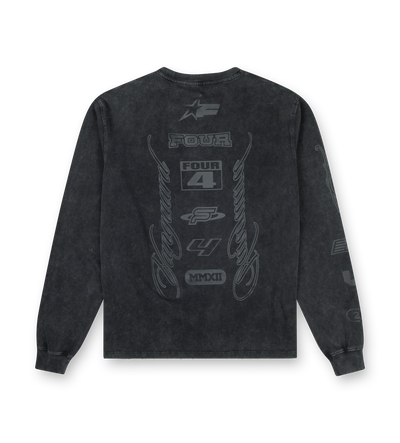 Race Comp Longsleeve T-Shirt Washed Black