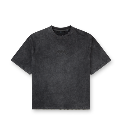 Circles Boxy T-Shirt Washed Black