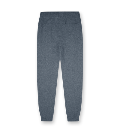 Knitted Pants Cuffed Dark Grey/ White