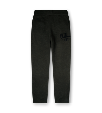 Knitted Pants Dark Green/ Black