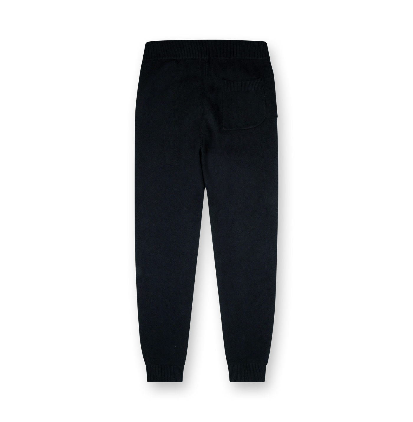 Knitted Pants Cuffed Black/ Dark Grey