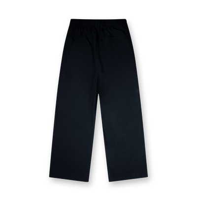 Logo Wool Pants Black