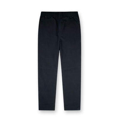 Square Logo Double Layered Pants Black