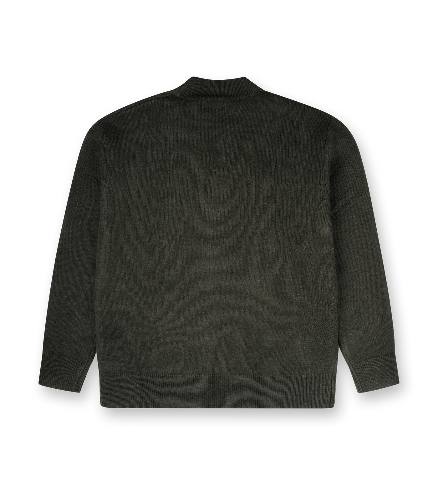 Knitted Crewneck Dark Green/ Black