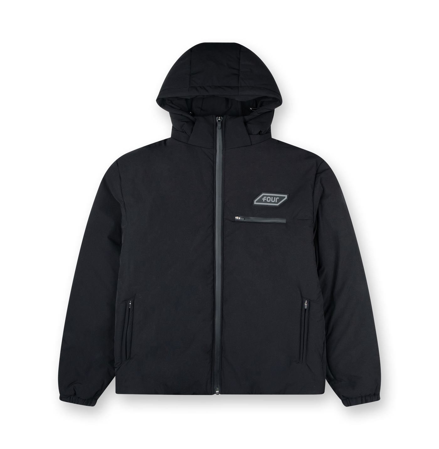 Square Logo Inbetween Jacket Black