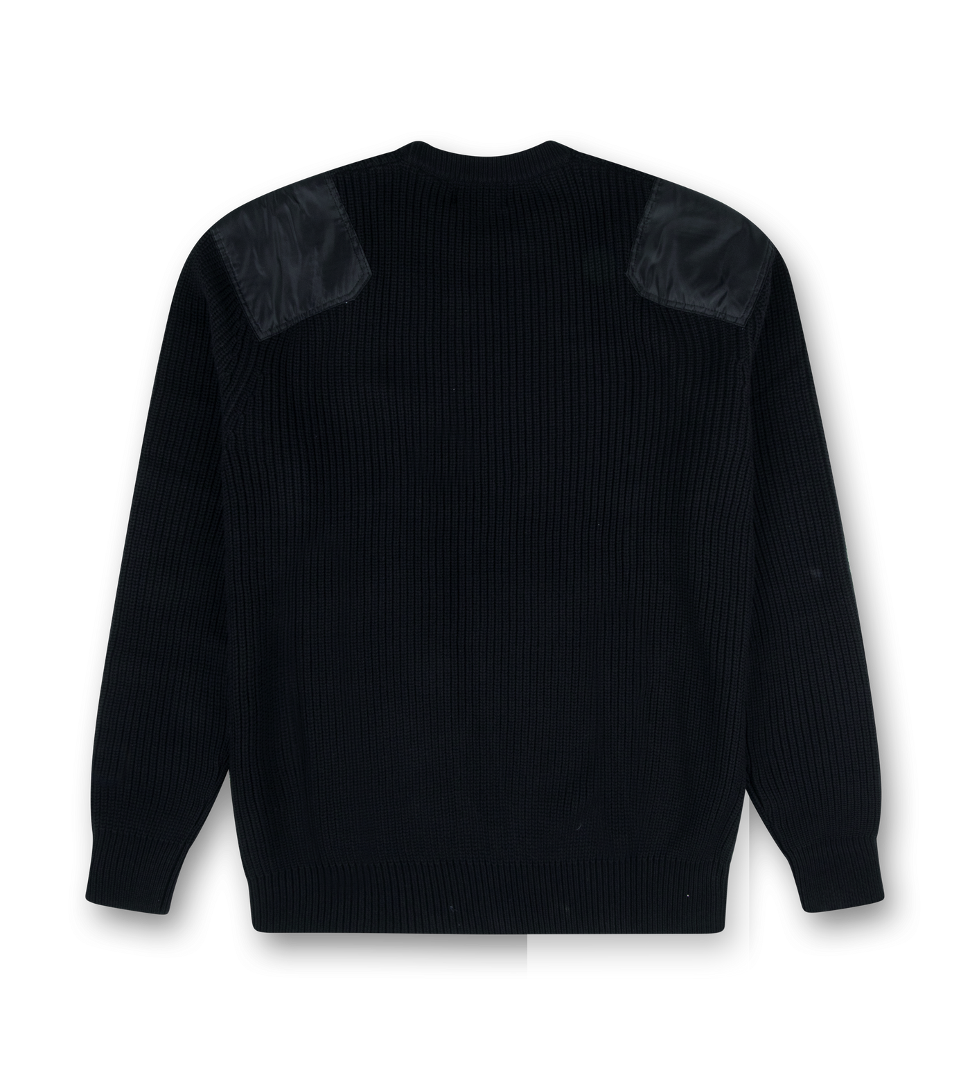 Logo Knitted Crewneck Nylon Black