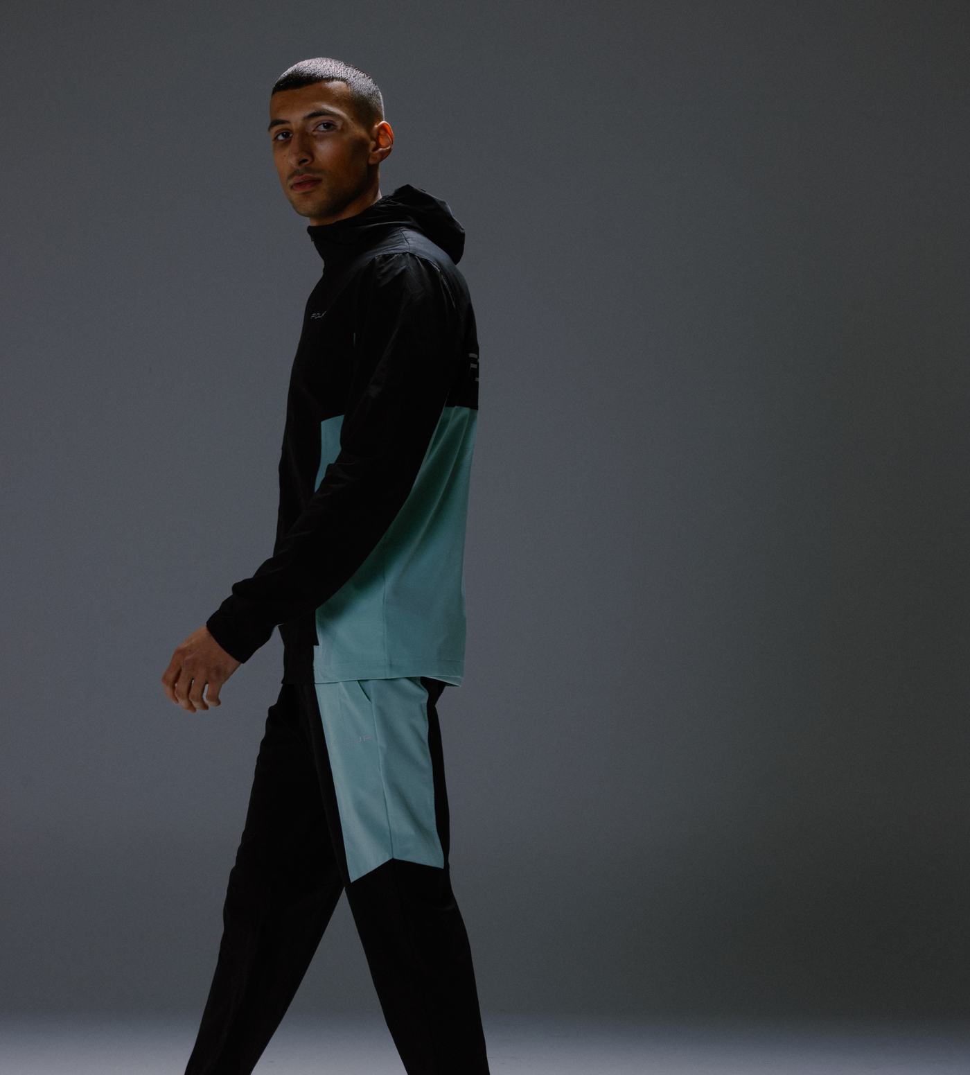 Sportswear Trackpants Black/ Light Green