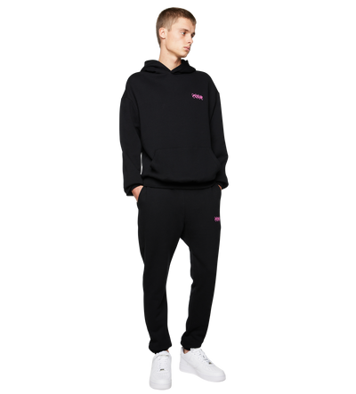 Circles Logo Hoodie Black/Pink