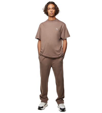 Outline Logo T-shirt Coffee Quartz