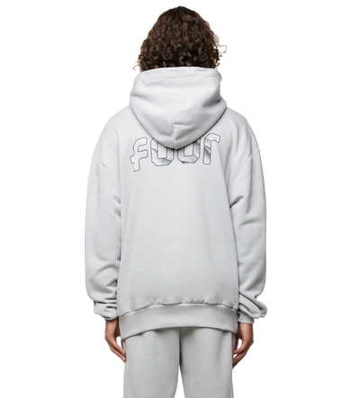 Outline Logo Hoodie High Rise