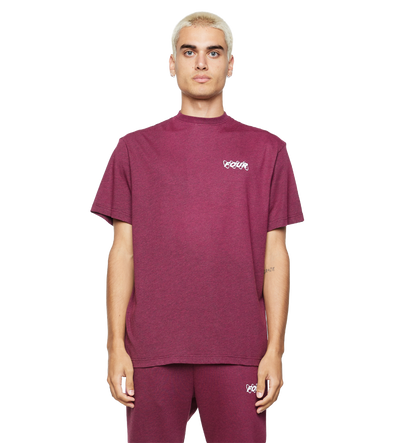 Circles Logo T-shirt Red Melange