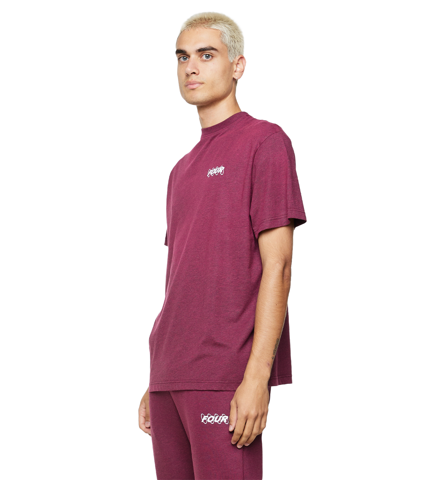 Circles Logo T-shirt Red Melange