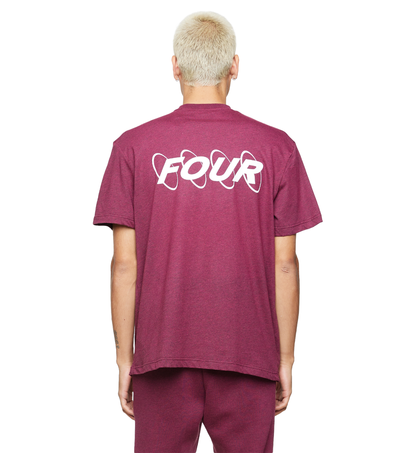 Circles Logo T-shirt Red Melange