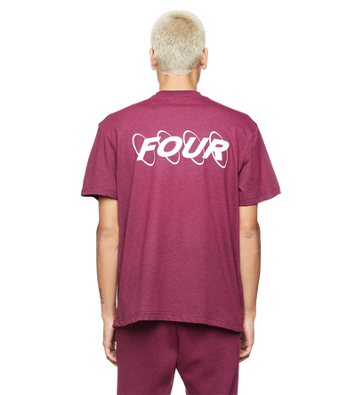 Circles Logo T-shirt Red Melange