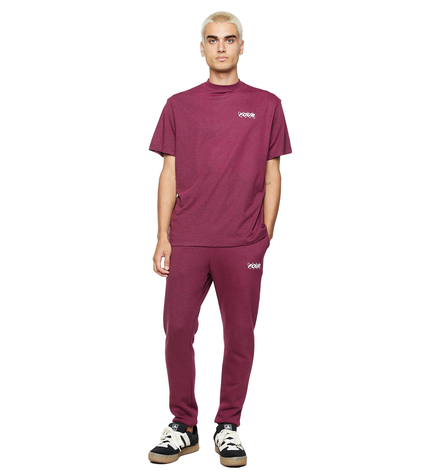 Circles Logo T-shirt Red Melange