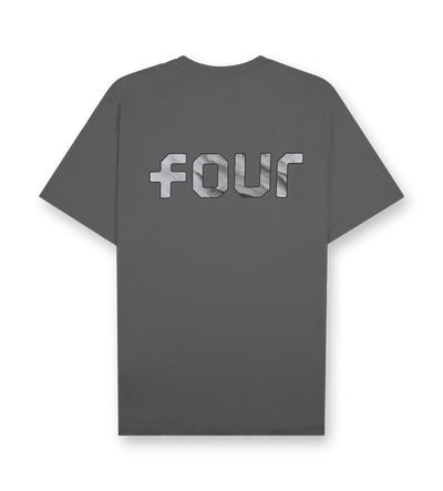 Outline Logo T-shirt Black Sand