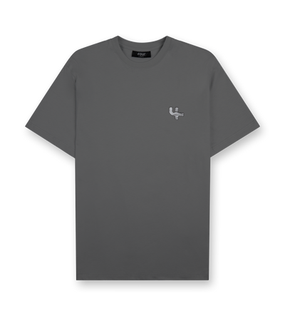 Outline Logo T-shirt Black Sand