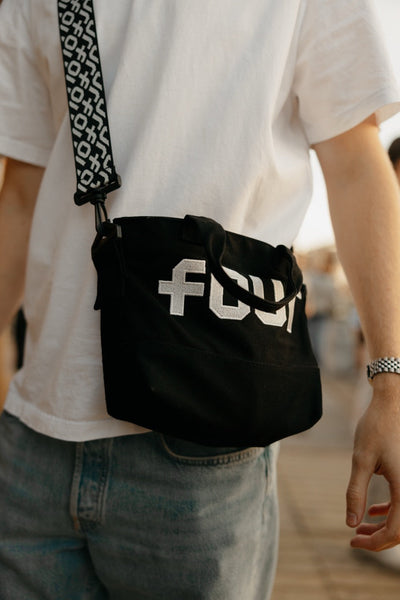 Logo Mini Sized Embroidery Shopper