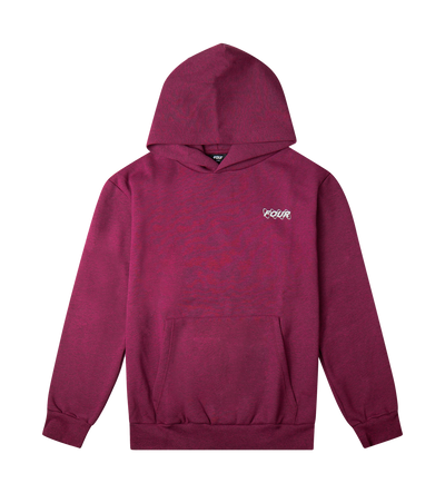 Circles Logo Hoodie Red Melange