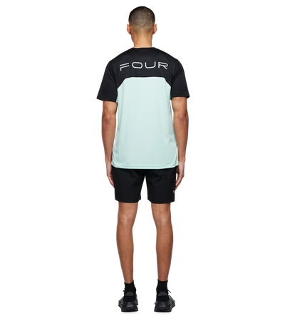 Sportswear T-shirt Black/ Light Green