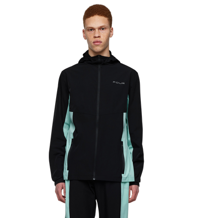 Sportswear Trackjacket Black/ Light Green