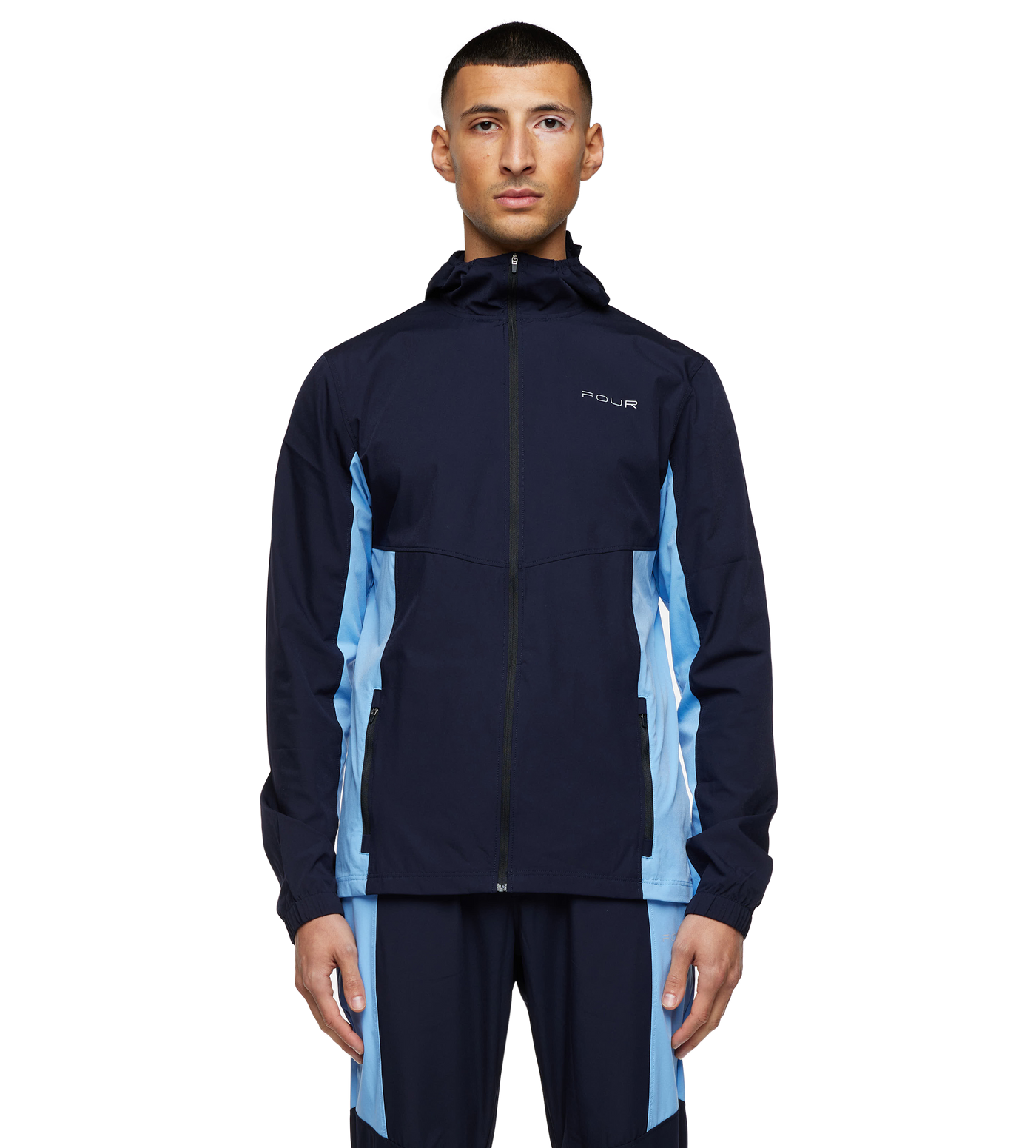 Sportswear Trackjacket Navy/ Light Blue