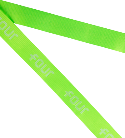 FOUR Logo Strap Neon Lime Green