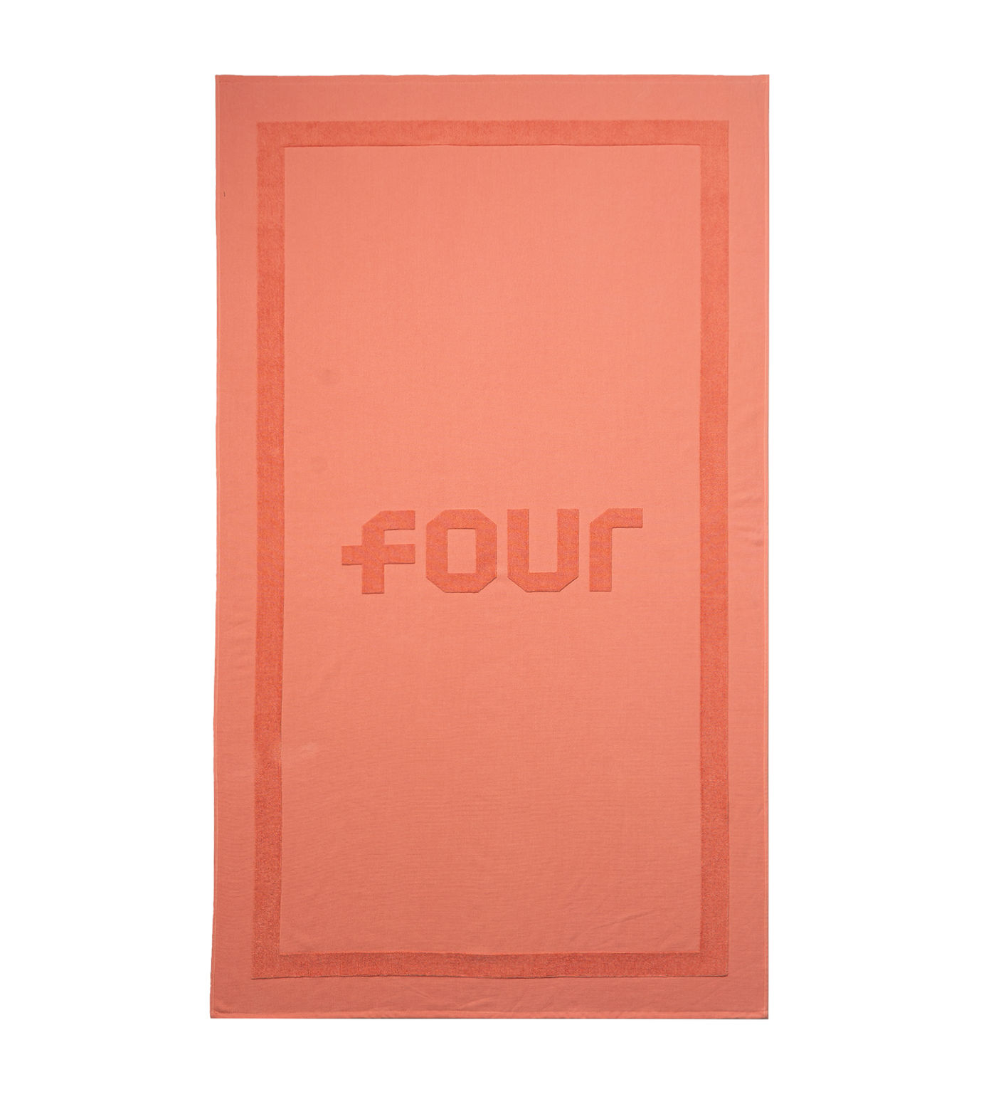 Logo Beach Towel Coral