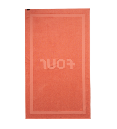 Logo Beach Towel Coral