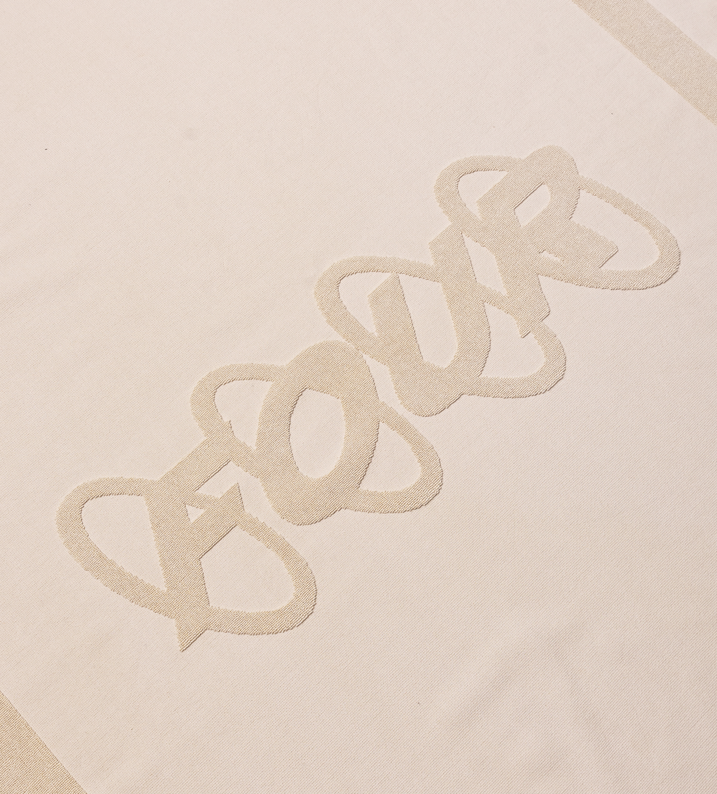 Circles Logo Beach Towel Silver Birch