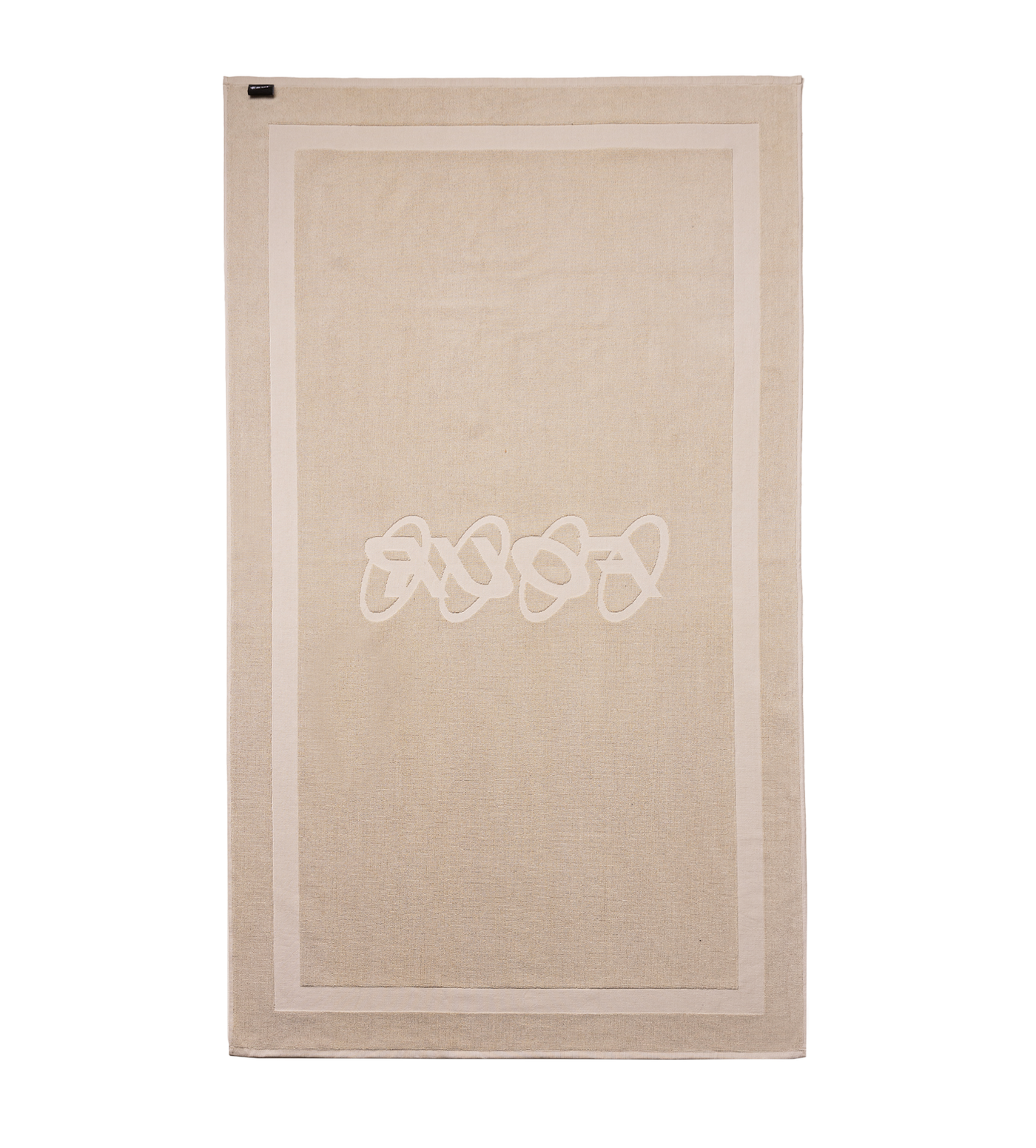 Circles Logo Beach Towel Silver Birch