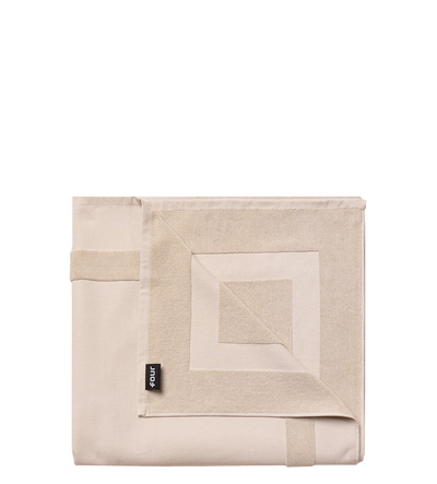 Circles Logo Beach Towel Silver Birch